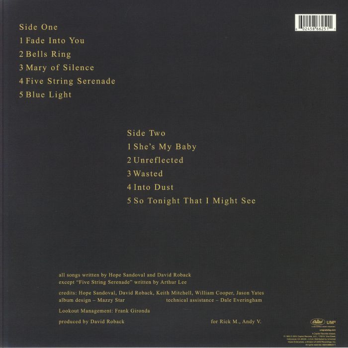 Mazzy Star - So Tonight That I Might See 1LP