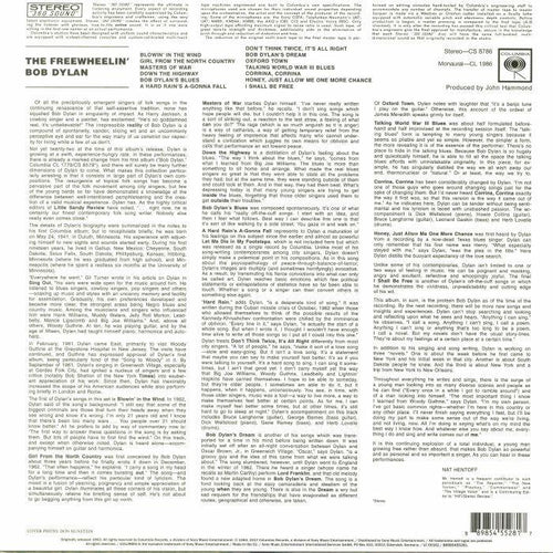 Bob Dylan - The Freewheelin' Bob Dylan 1LP