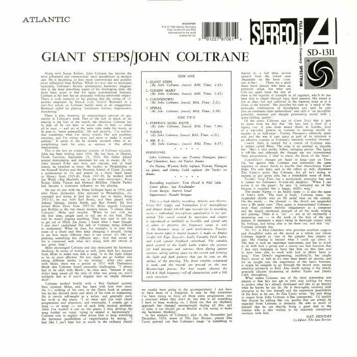 John Coltrane - Giant Steps 1LP
