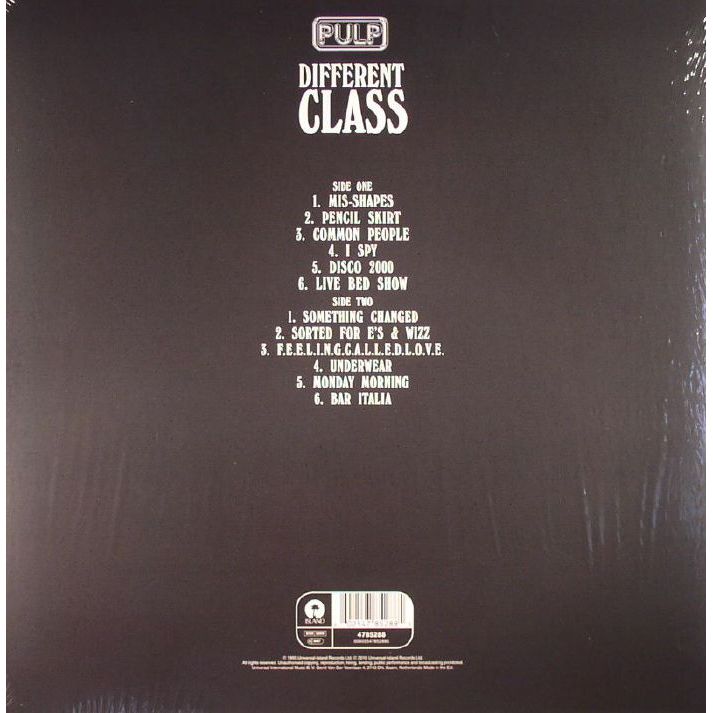 Pulp - Different Class 1LP