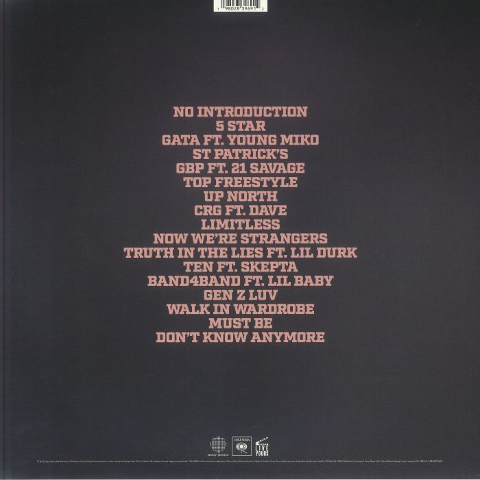 Central Cee - Can't Rush Greatness 1LP