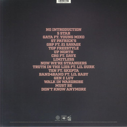 Central Cee - Can't Rush Greatness 1LP