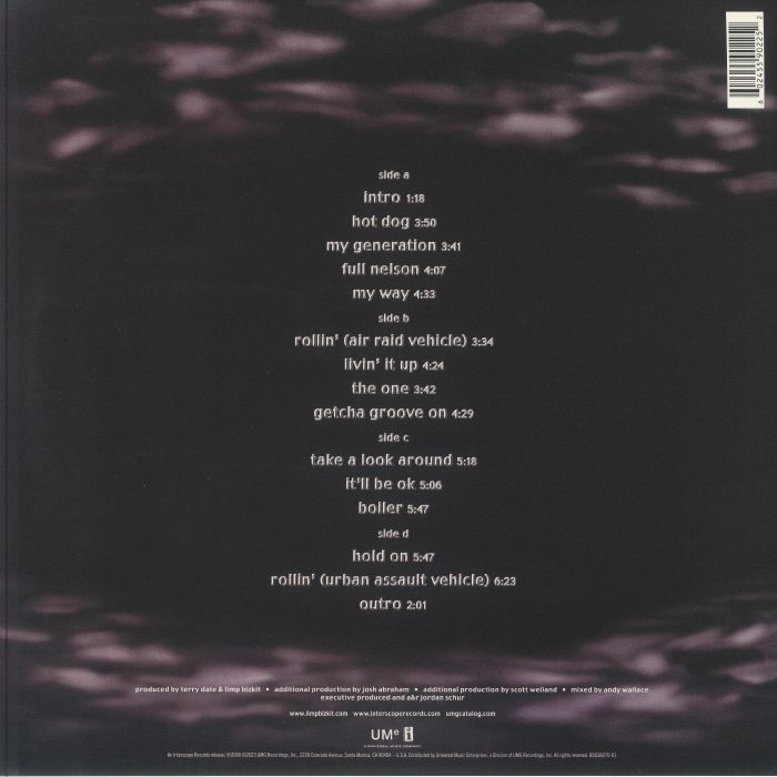 Limp Bizkit - Chocolate Starfish And The Hot Dog Flavored Water 2LP