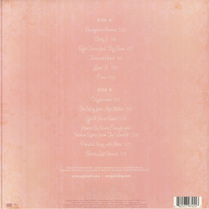 Ariana Grande - Yours Truly 1LP