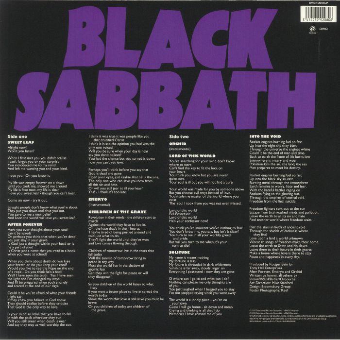 Black Sabbath - Master Of Reality 1LP