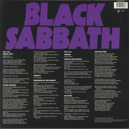Black Sabbath - Master Of Reality 1LP
