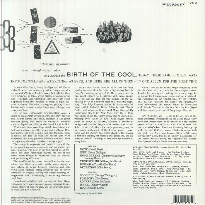 Miles Davis - Birth Of The Cool 1LP