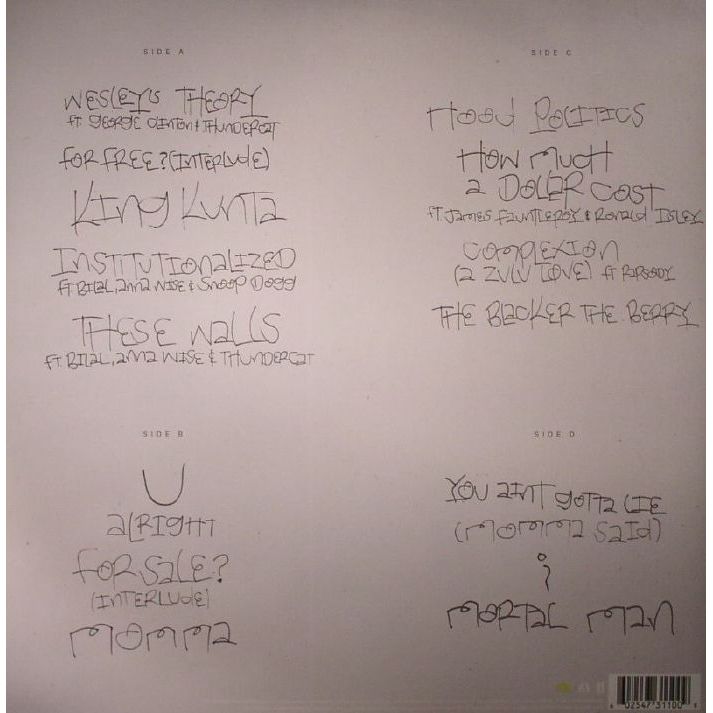Kendrick Lamar - To Pimp A Butterfly 2LP