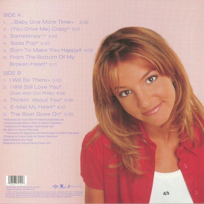 Britney Spears - Baby One More Time 1LP