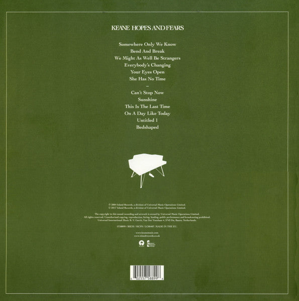 Keane - Hope and Fears 1LP