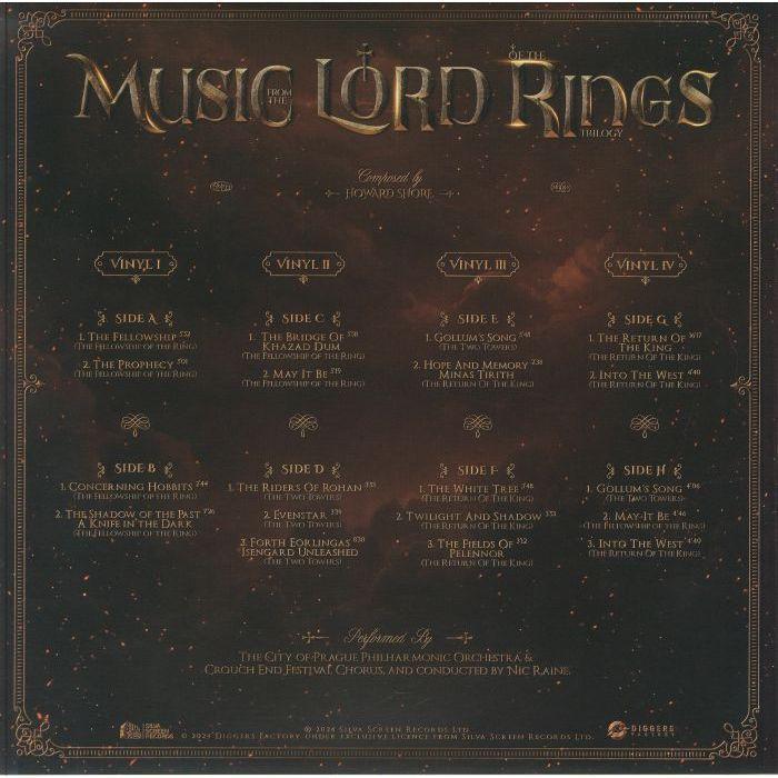 The City of Prague Philaharmonic Orchestra - The Lord of the Rings Trilogy 4LP