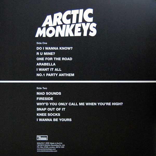 Arctic Monkeys - Am 1LP