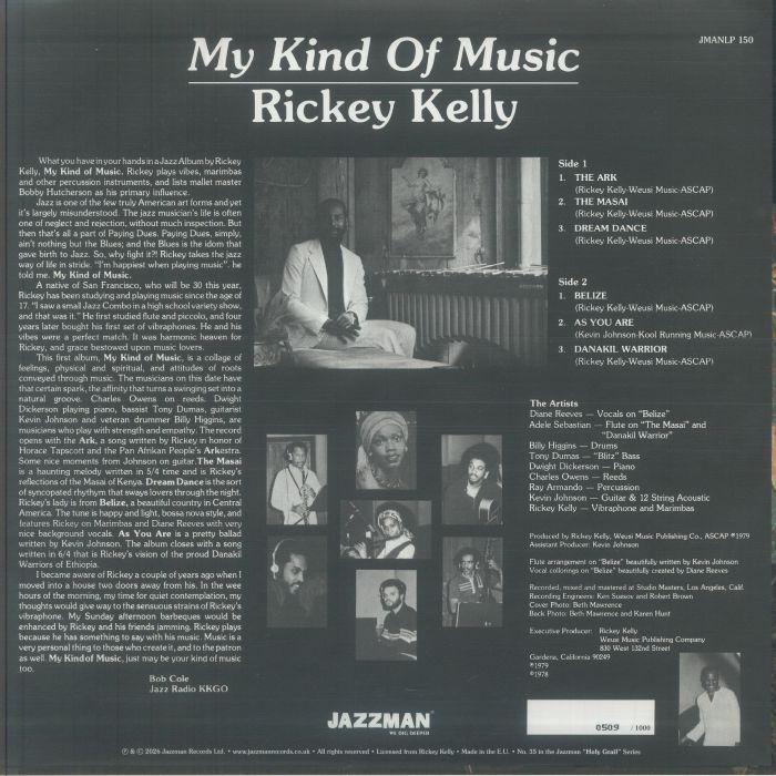 Rickey Kelly - My Kind Of Music 1LP