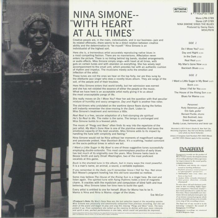 Nina Simone - Sings The Blues 1LP