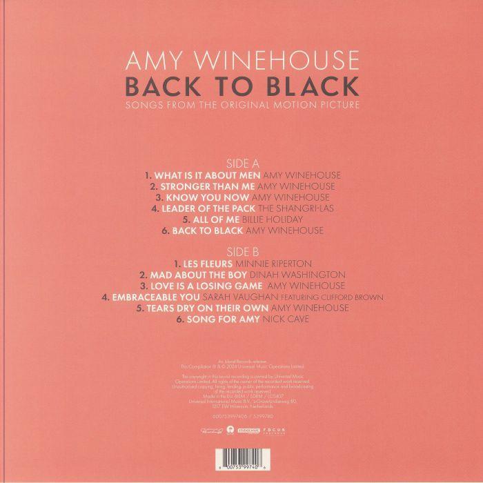 Amy Winehouse - Back to Black (Soundtrack) 1LP