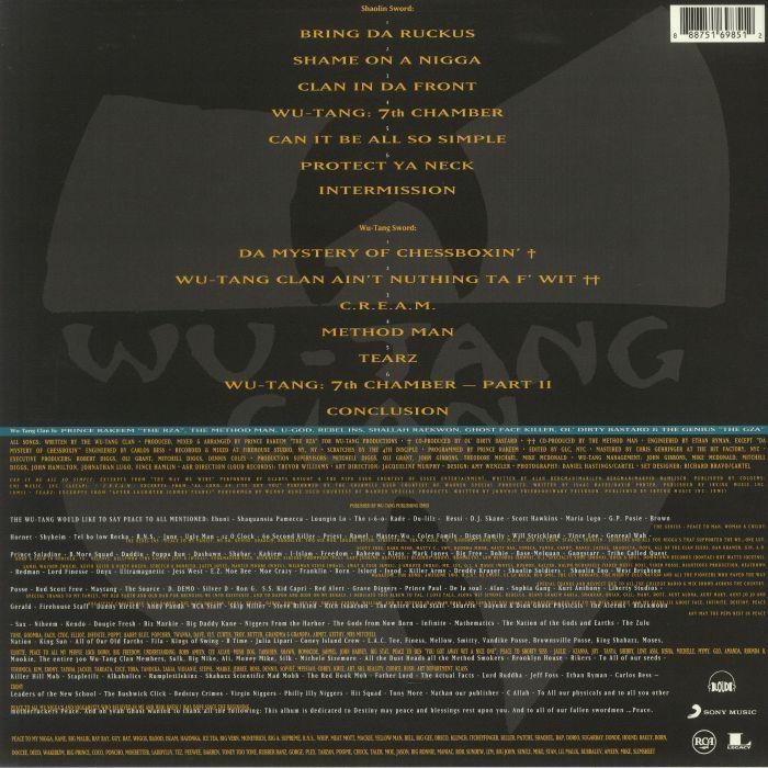 Wu Tang Clan - Enter The Wu Tang(36 Chambers) 1LP
