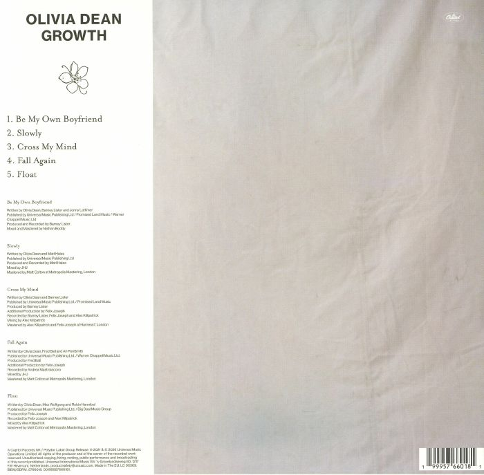Olivia Dean – Growth EP 1LP